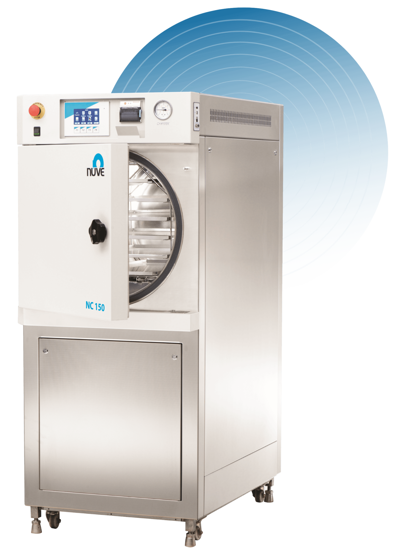 NÜVE NC 430D/ | Yatık Tip Buharlı Sterilizatör | 440L