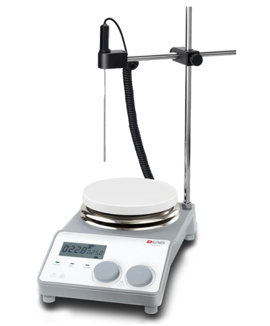 DLAB MS-H-ProA SET Dijital Isıtıcılı Manyetik Karıştırıcı | PT1000 | CLAMP