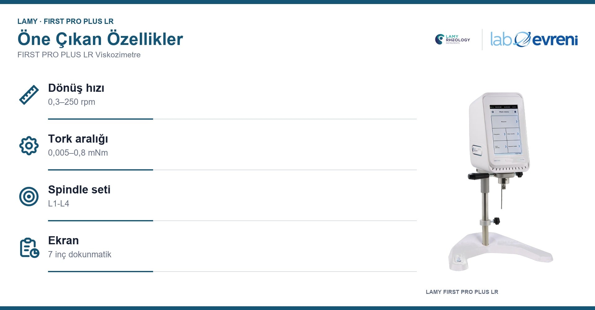 LAMY FIRST PRO PLUS LR için öne çıkan teknik özellikler ve kullanım bilgileri