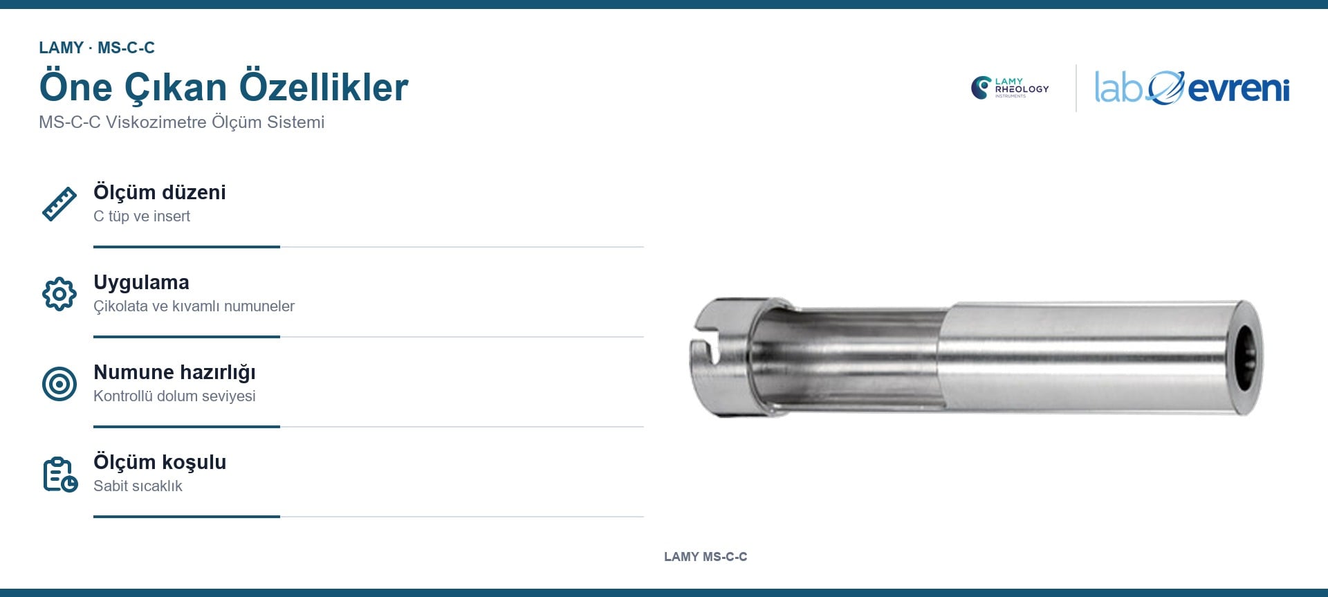 LAMY MS-C-C için öne çıkan teknik özellikler ve kullanım bilgileri