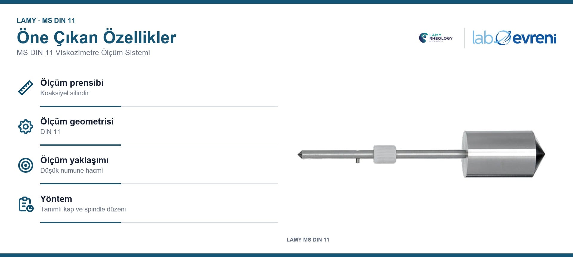 LAMY MS DIN 11 için öne çıkan teknik özellikler ve kullanım bilgileri
