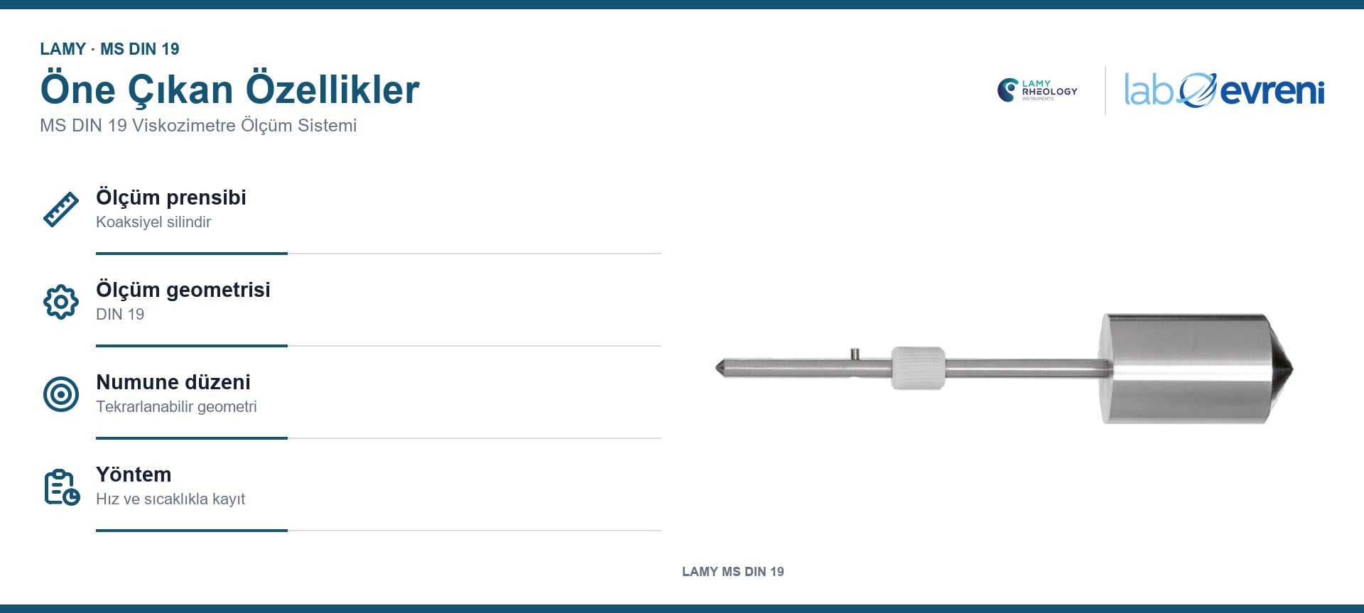 LAMY MS DIN 19 için öne çıkan teknik özellikler ve kullanım bilgileri