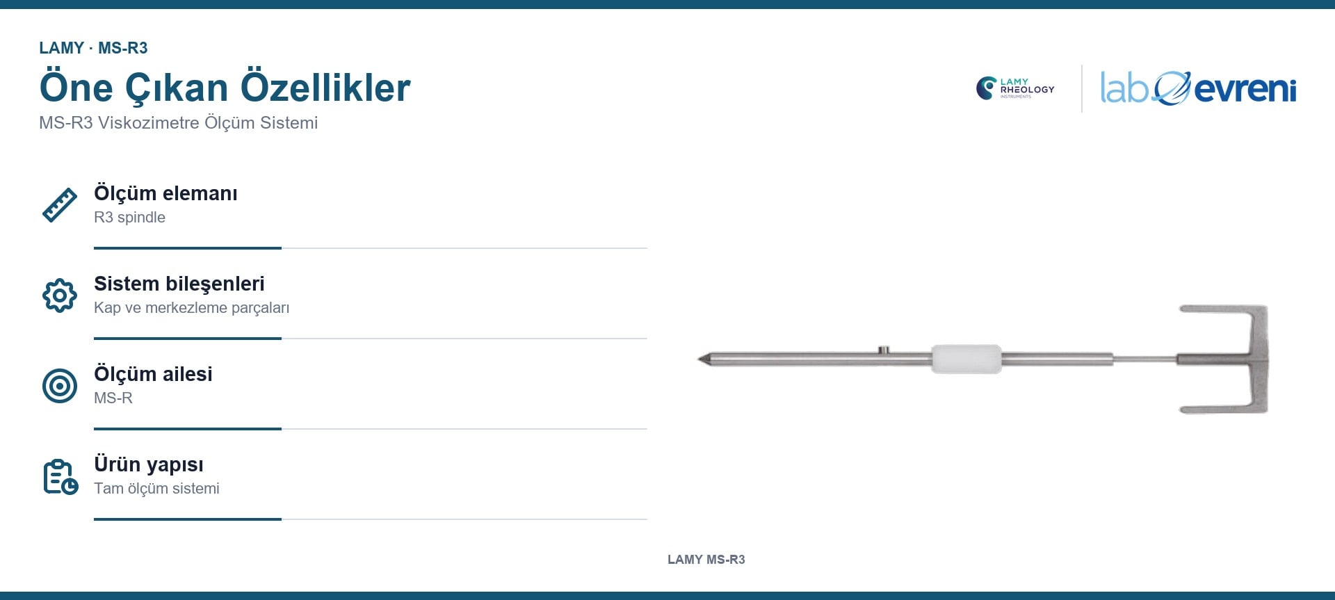 LAMY MS-R3 için öne çıkan teknik özellikler ve kullanım bilgileri
