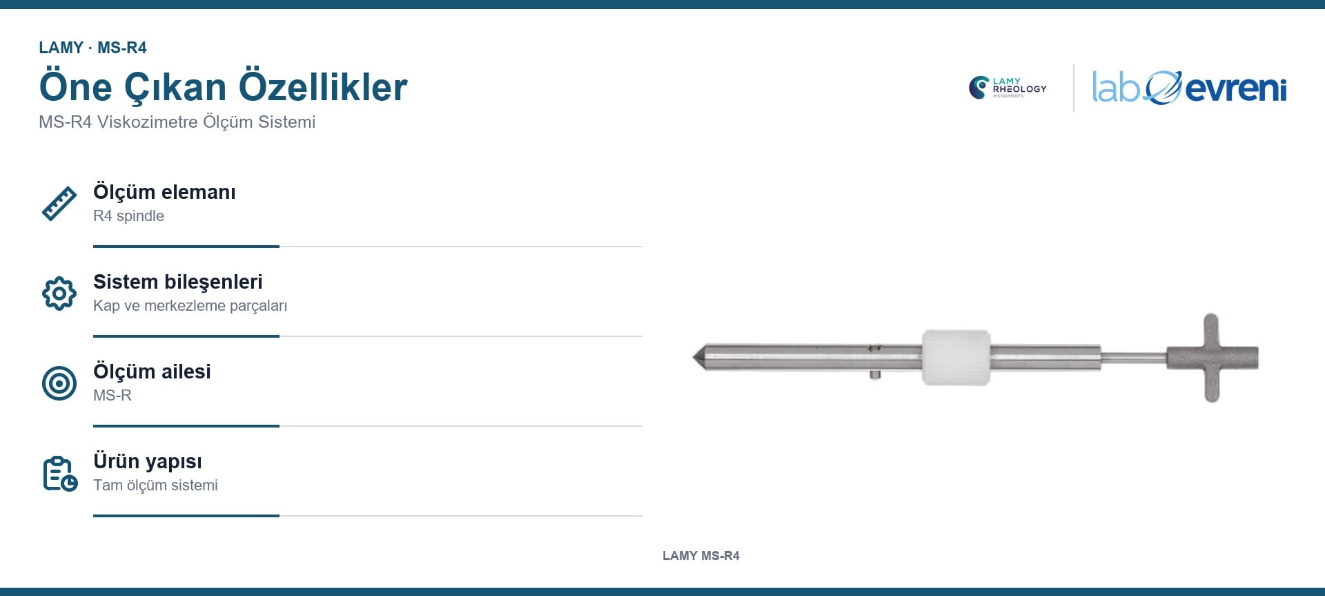 LAMY MS-R4 için öne çıkan teknik özellikler ve kullanım bilgileri