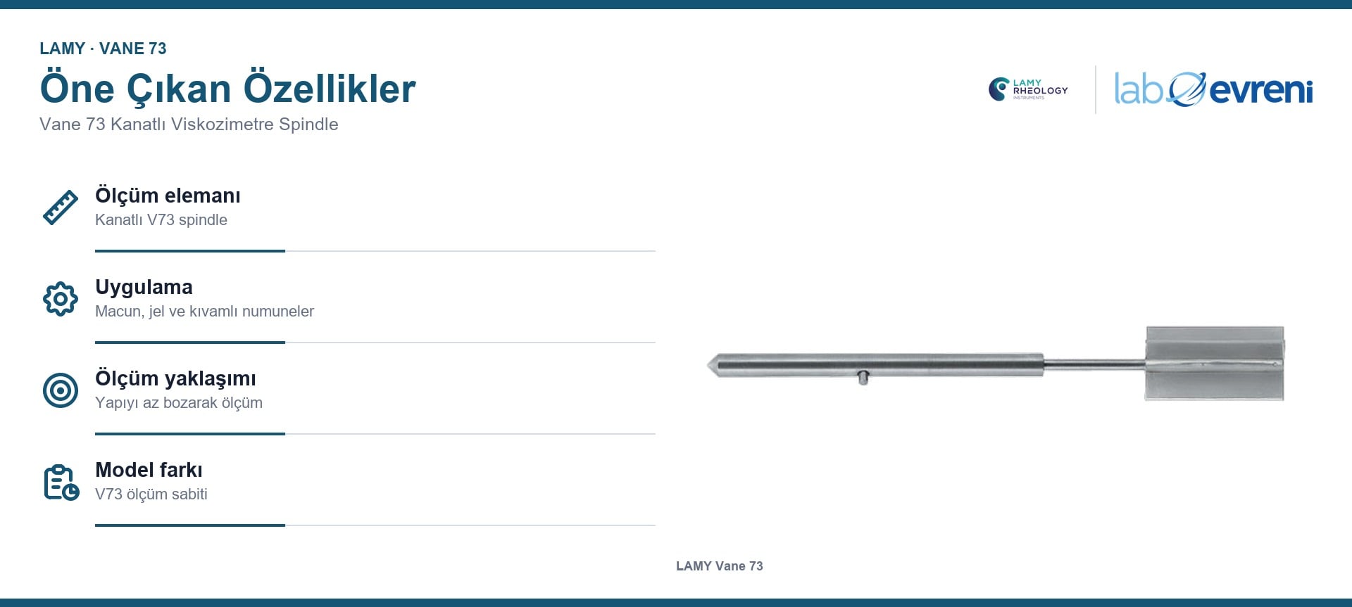 LAMY Vane 73 için öne çıkan teknik özellikler ve kullanım bilgileri