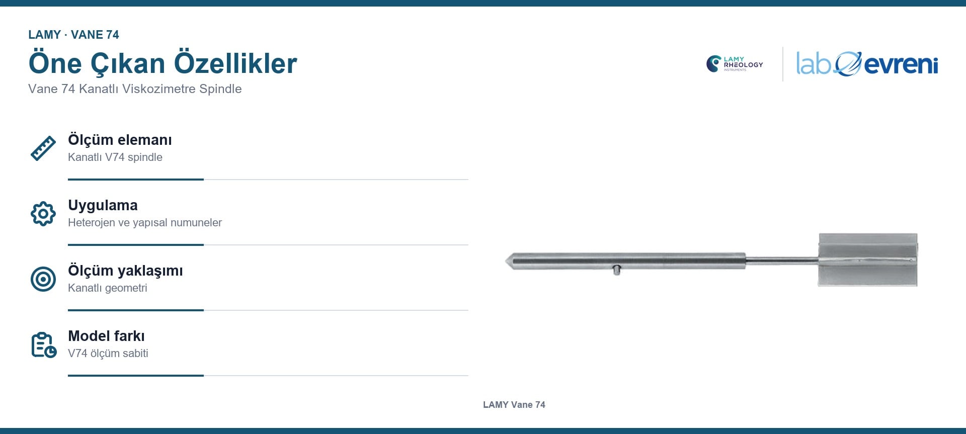 LAMY Vane 74 için öne çıkan teknik özellikler ve kullanım bilgileri