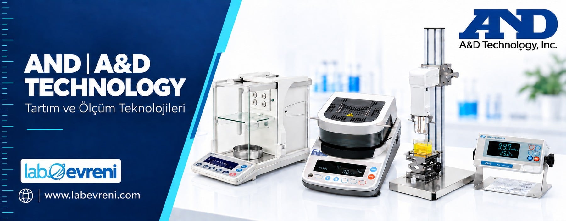 AND | A&D TECHNOLOGY marka ürünleri — Lab Evreni