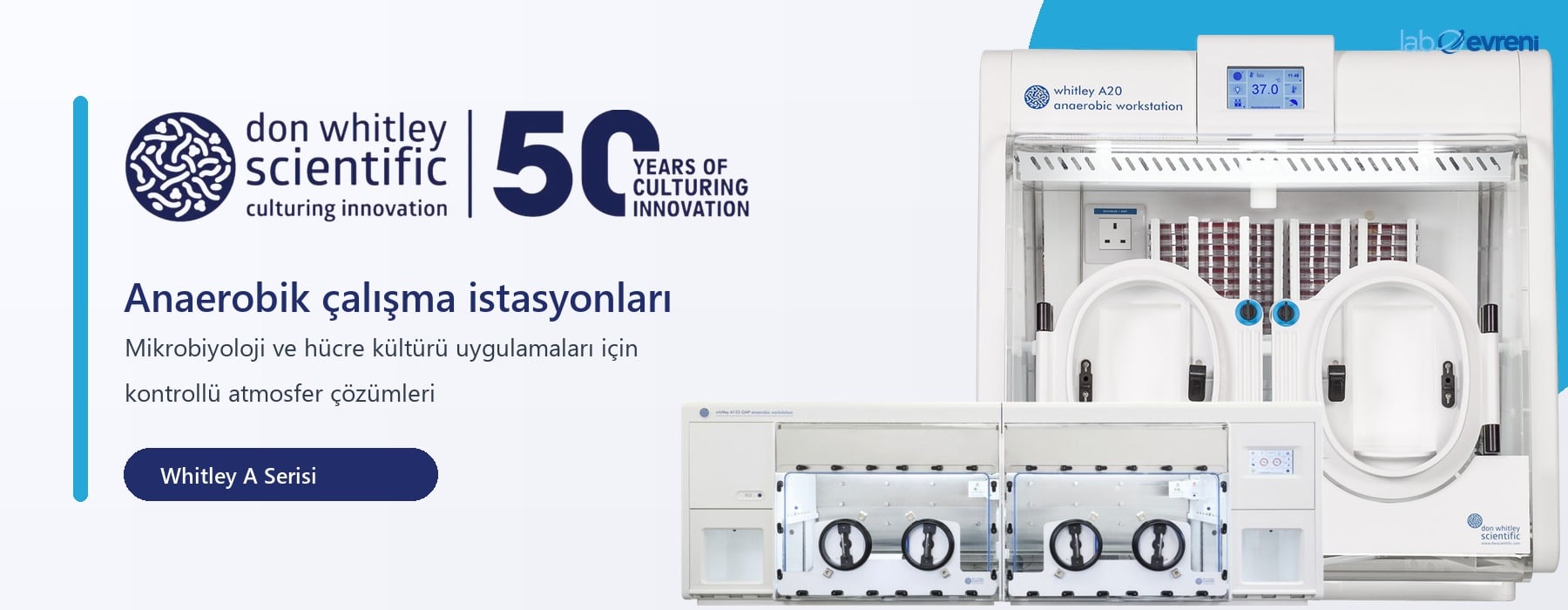 Don Whitley Scientific anaerobik çalışma istasyonları marka görseli