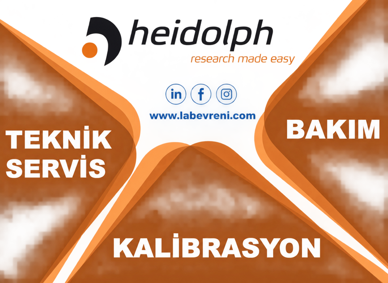 Heidolph teknik servis, bakım ve kalibrasyon