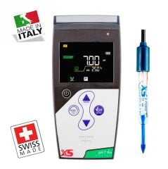 XS pH 7 Vio Portatif pH Metre GIDA için 2 Pore T Elektrod ile beraber