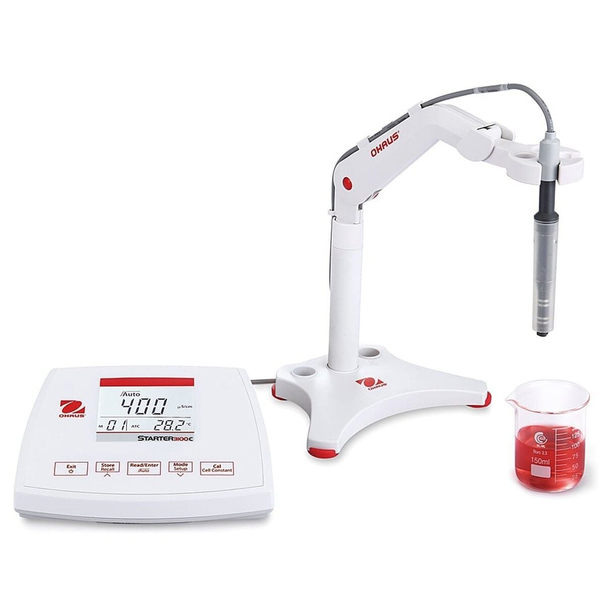 OHAUS ST 3100C-F İletkenlik Ölçer 00.0 Μs|Cm... 199.9 Ms|Cm