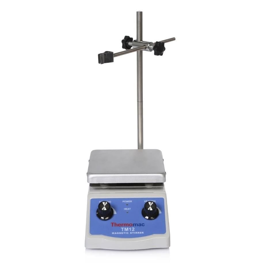 THERMOMAC TM 12 Isıtıcılı Manyetik Karıştırıcı | Analog | 2000 Rpm | 380 °C