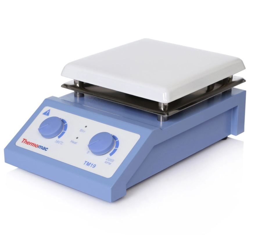 THERMOMAC TM 19 Isıtıcılı Manyetik Karıştırıcı | Analog | 2000 Rpm | 350 °C | 5 Litre