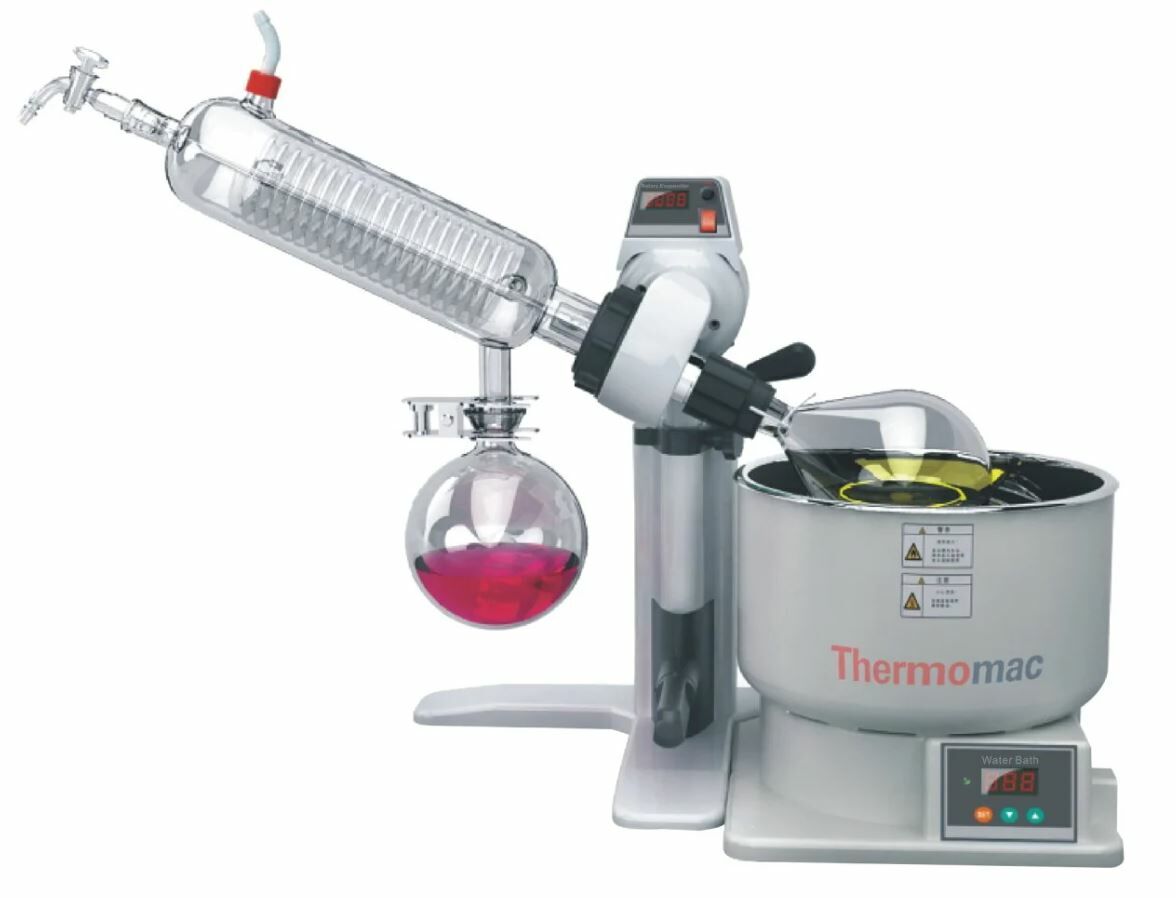 THERMOMAC RE1000L Rotary Evaporator | Yatay Tip | Dijital Döner Buharlaştırıcı | 1000 ml