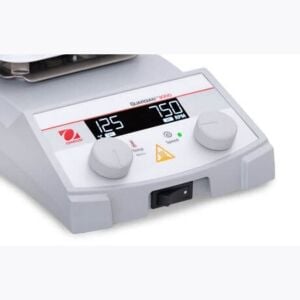 OHAUS Guardian® 3000 e-G31HS04C Isıtıcılı Manyetik Karıştırıcı 102 × 102 mm |+5... 500 °C|80... 1.600 rpm|15 L
