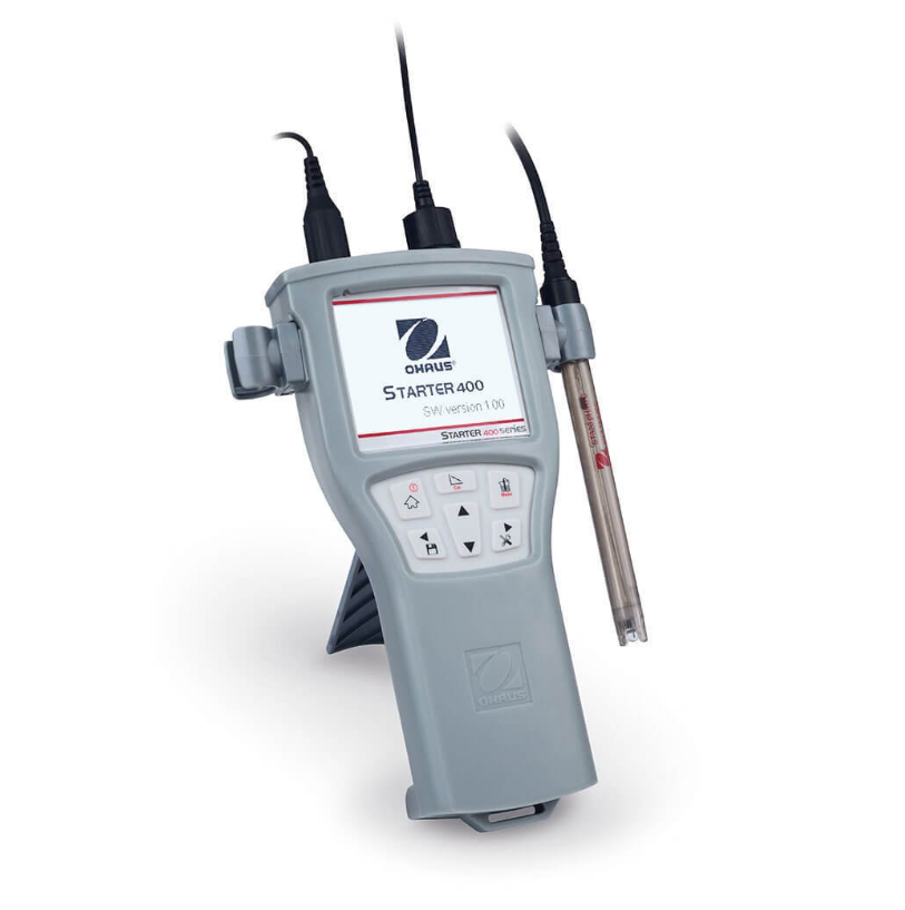 OHAUS ST400pH-G Portatif pH Metre  -2.00... 16.00 pH| –1999... 1999 mV|5... 110 °C