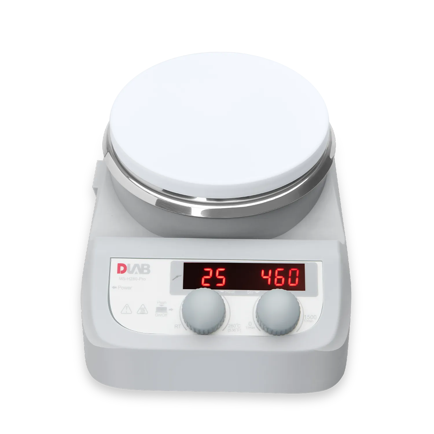 DLAB MS-H280-PRO Isıtıcılı Manyetik Karıştırıcı 200 - 1.500 RPM | RT 280 ℃ | 3 L
