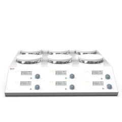 DLAB MS-H280-S6 | Dijital Isıtıcılı Manyetik Karıştırıcı 200 - 1500 rpm | 25 - 280 °C | 6 x 3 L