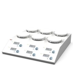 DLAB MS-H280-S6 | Dijital Isıtıcılı Manyetik Karıştırıcı 200 - 1500 rpm | 25 - 280 °C | 6 x 3 L