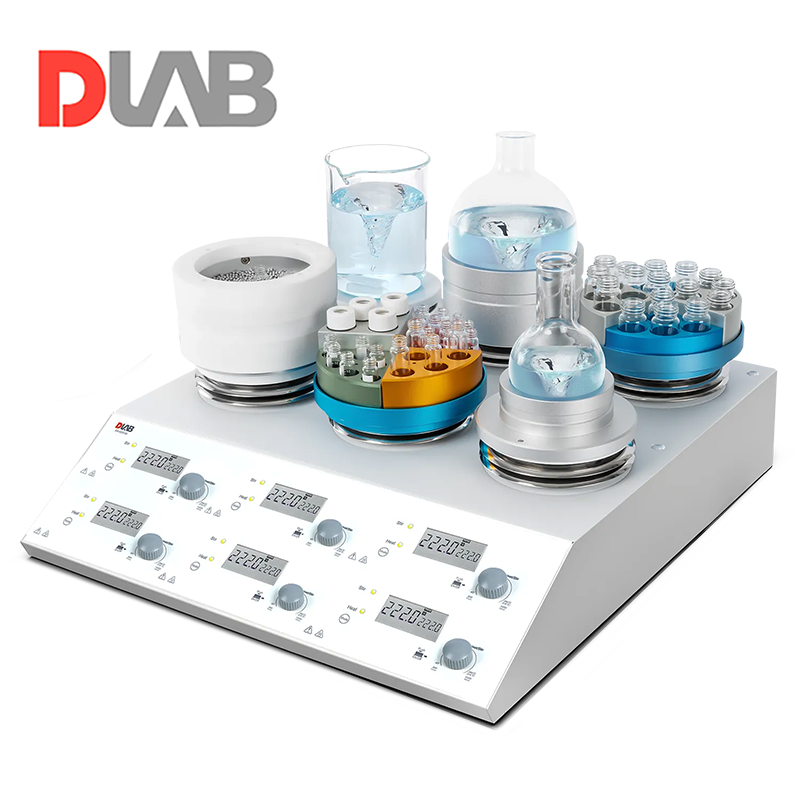 DLAB MS-H280-S6 | Dijital Isıtıcılı Manyetik Karıştırıcı 1500 rpm | 25 - 280 °C | 6 x 3 L