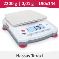 OHAUS NV2202 Hassas Terazi 2200 gr|0.01 gr|144 x 190 mm