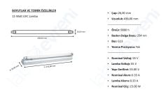 UVC Lamba | Ultraviyole C Armatür Lamba | 15 Watt