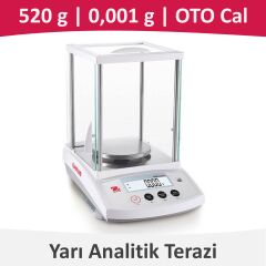 Ohaus PR 523 Yarı Analitik Terazi 0,001 gr | 520 gr | 120 mm  (InCal™ - Yarı Otomatik)