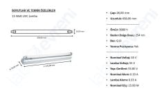 UVC Lamba | Ultraviyole C Armatür Lamba | 30 Watt