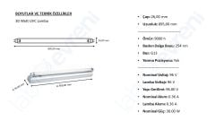 UVC Lamba | 30 Watt | Armatür & Bağlantı Kablosu Dahil Set
