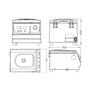OHAUS FC5706-K Santrifüj | 200...6.000 rpm | 12x15 mL Açılı Rotor Dahil