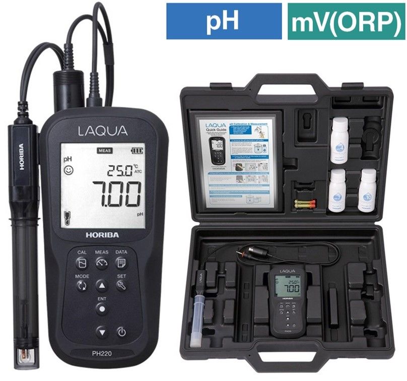 HORIBA LAQUA PH220-K Portatif pH Metre | 9652-10D Jel Elektrod ile Set
