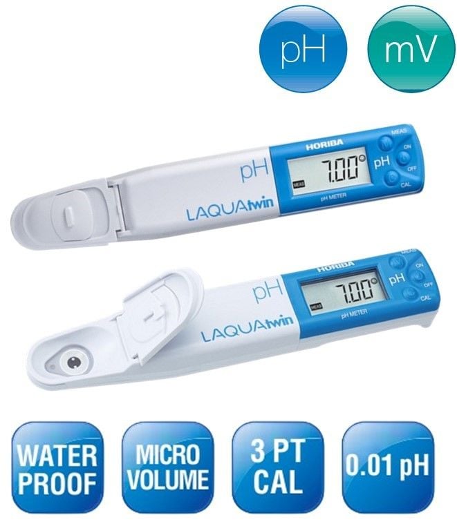 HORIBA LAQUAtwin pH-22 Kalem Tip pH Metre | 0.00...14.00 pH / 0.01 pH