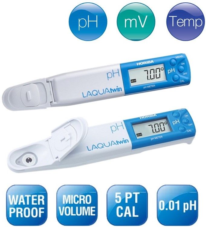 HORIBA LAQUAtwin pH-33 Kalem Tip pH Metre | 14.00 pH | 50 °C