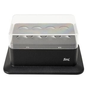 DLAB 18900405 Manyetik Isıtma Bloğu | 5 mL × 8, konik taban