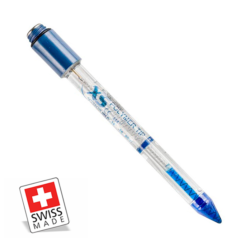 XS POLYMER TIP pH Elektrodu S7 Head Toprak Ölçümleri için Önerilir 0… 14 pH / 0…80 °C / Labevreni
