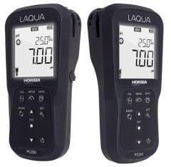 HORIBA LAQUA PC220-K Portatif pH ve İletkenlik Ölçer | Çift Kanallı | Elektrotlar Dahil Set
