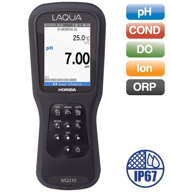 HORIBA LAQUA WQ-310-K Portatif Multiparametre Ölçer | Tek Kanallı | pH/ORP/EC/DO
