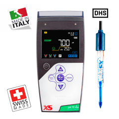 XS pH 70 Vio Portatif pH Metre GIDA için 2 Pore T DHS digital Elektrod ile