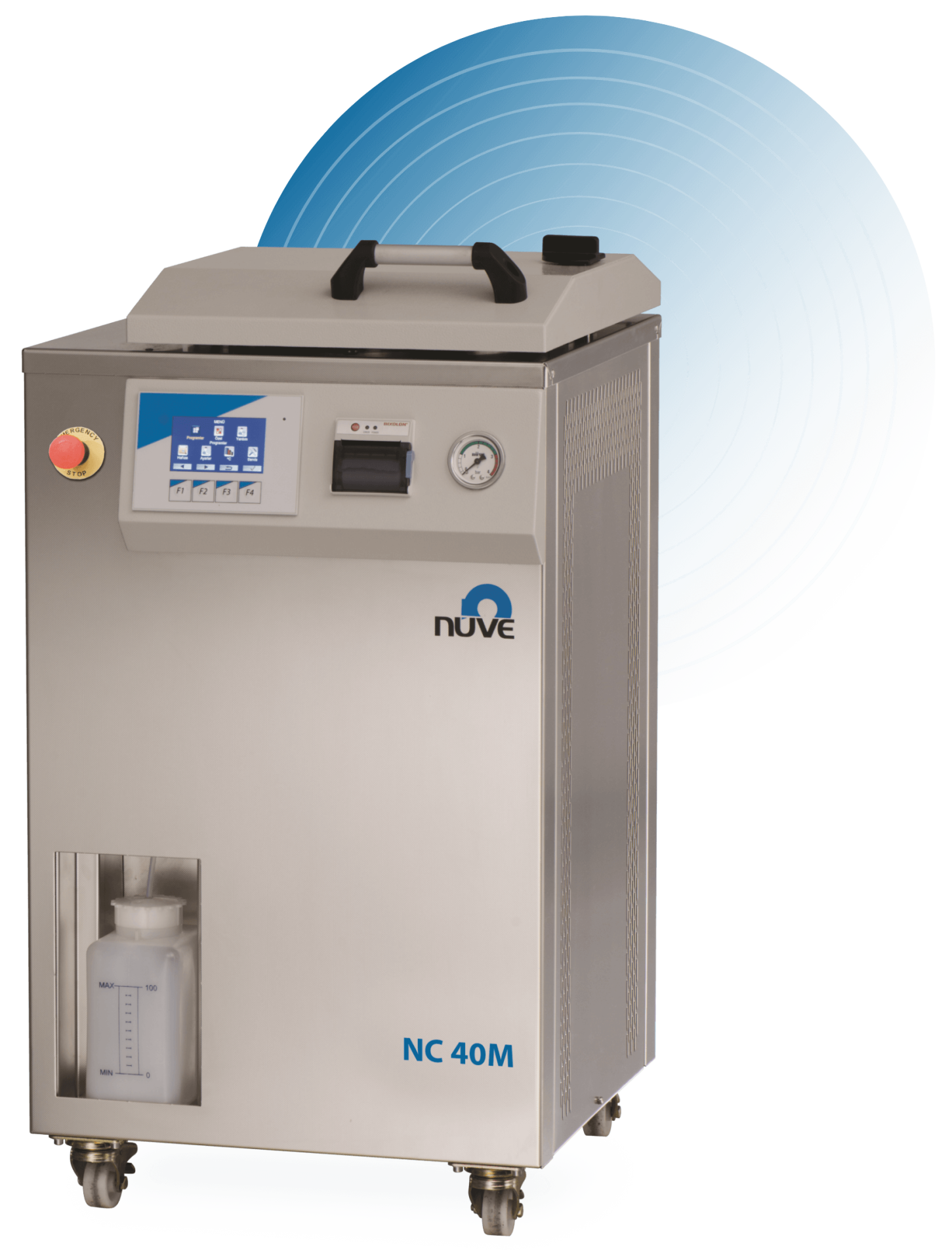 NÜVE NC 40M | Laboratuvar Tipi Buharlı Sterilizatör | 42 L