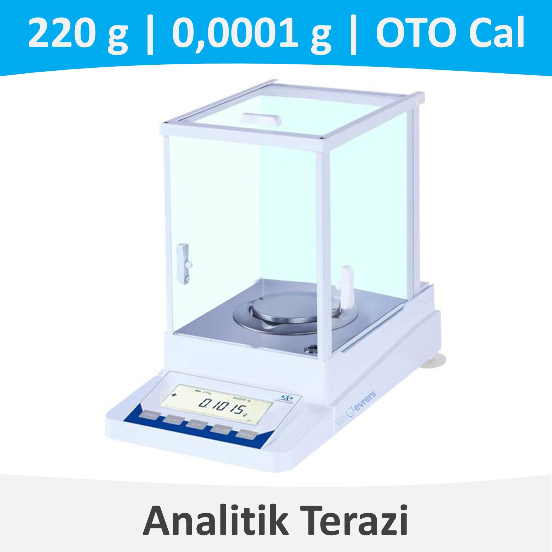 Weightlab WSA-224 Analitik Terazi | Dahili Kalibrasyon | 220 gr / 0,1 mg