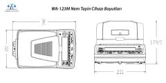 Weightlab WA-123M Nem Tayin Cihazı 120 gr | 175 °C | 0.001 gr