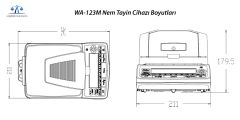 Weightlab WA-123M Nem Tayin Cihazı 120 gr | 175 °C | 0.001 gr
