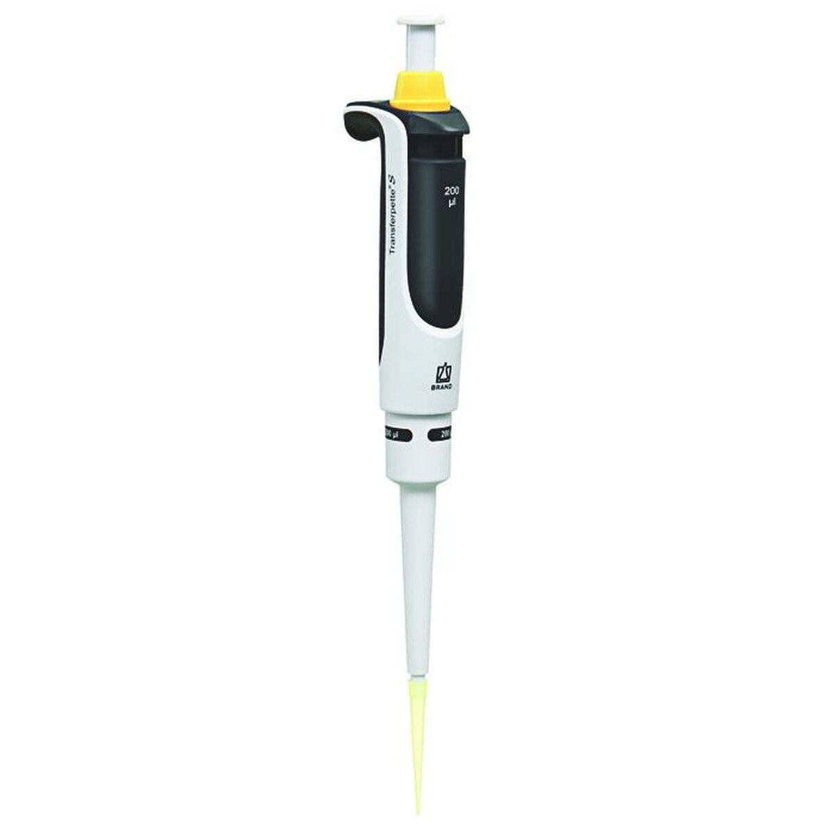 BRAND Transferpette S 705844 Sabit Hacimli Mikropipet | 200 µL