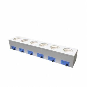 Weightlab WF-6BAK500 Analog 6 Gözlü Karıştırıcılı Çoklu Balon Isıtıcı 6x500 / 450 °C / 1400rpm