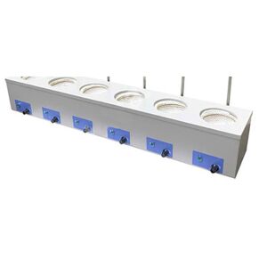 Weightlab WF-6BAK1000 Analog 6 Gözlü Karıştırıcılı Çoklu Balon Isıtıcı 6x1000 / 450°C / 1400rpm