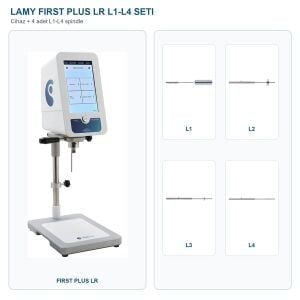 Lamy Fırst Plus Lr Rotasyonel Viskozimetre L1 - L4 Sistemi: 15 - 6.000.000 Mpa·S