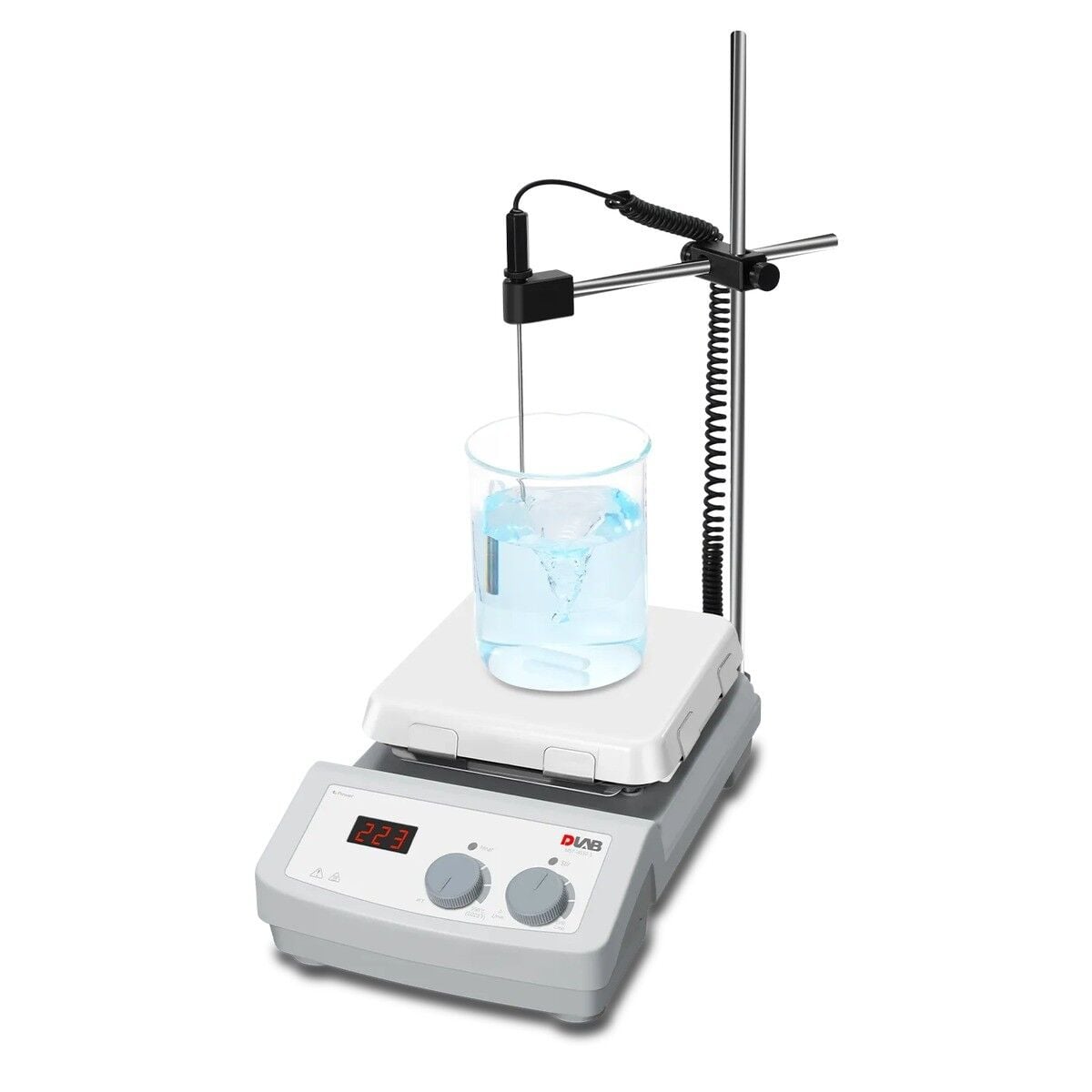 DLAB MS7-H550-S Isıtıcılı Manyetik Karıştırıcı | 0... 1.500 rpm | 550 ℃ | 10 L | PT1000