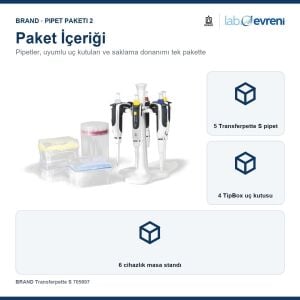 BRAND Pipet Seti Transferpette S 705897 Pipet Paketi 2