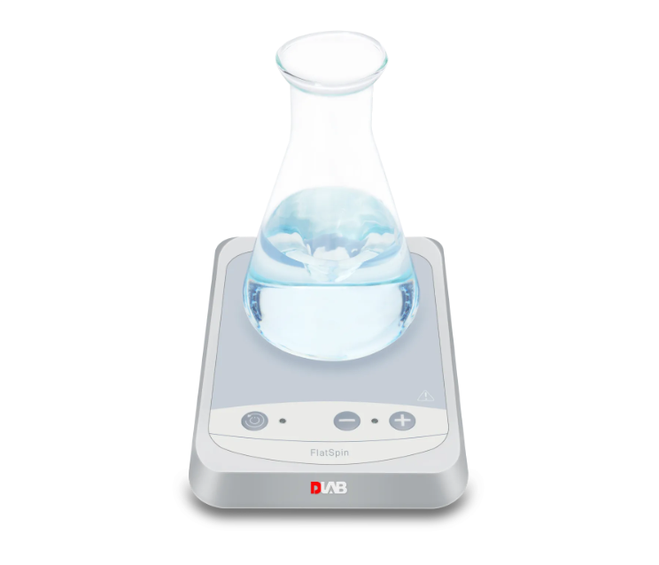 DLAB FlatSpin Ultra Düz Kompakt Manyetik Karıştırıcı | Isıtmasız | 15-1500 rpm | Ø90mm | 0,8L