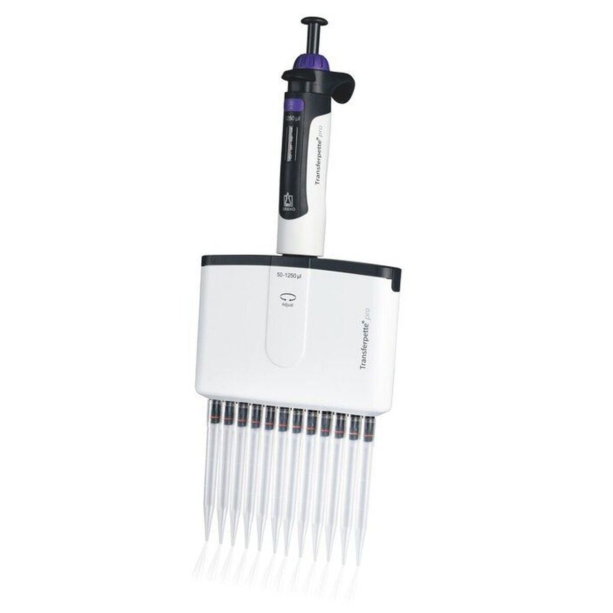 BRAND Transferpette pro-12 706936 50–1250 µL Çok Kanallı Pipet
